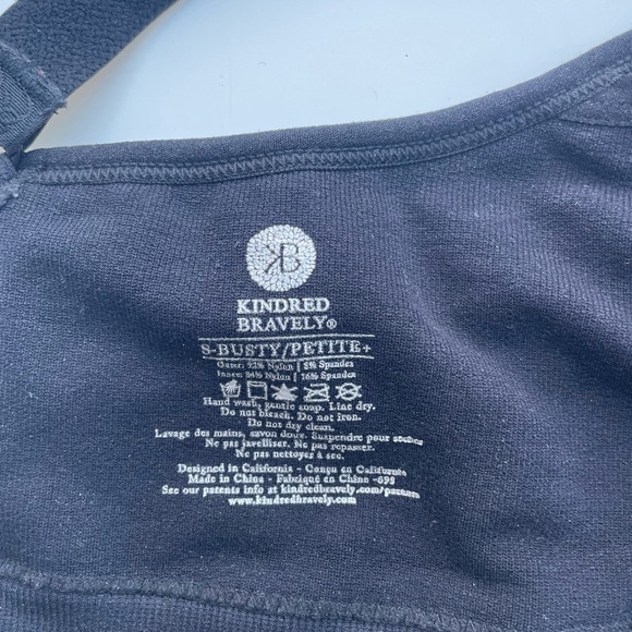 Kindred Bravely Sublime Handsfree Pumping Bras in Pink and Black - Picture 2 of 3